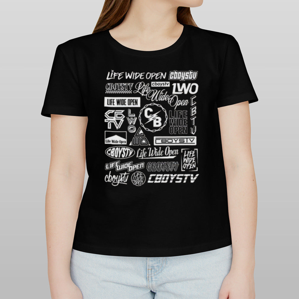 Cboystv Blue Chain Gang T-shirt