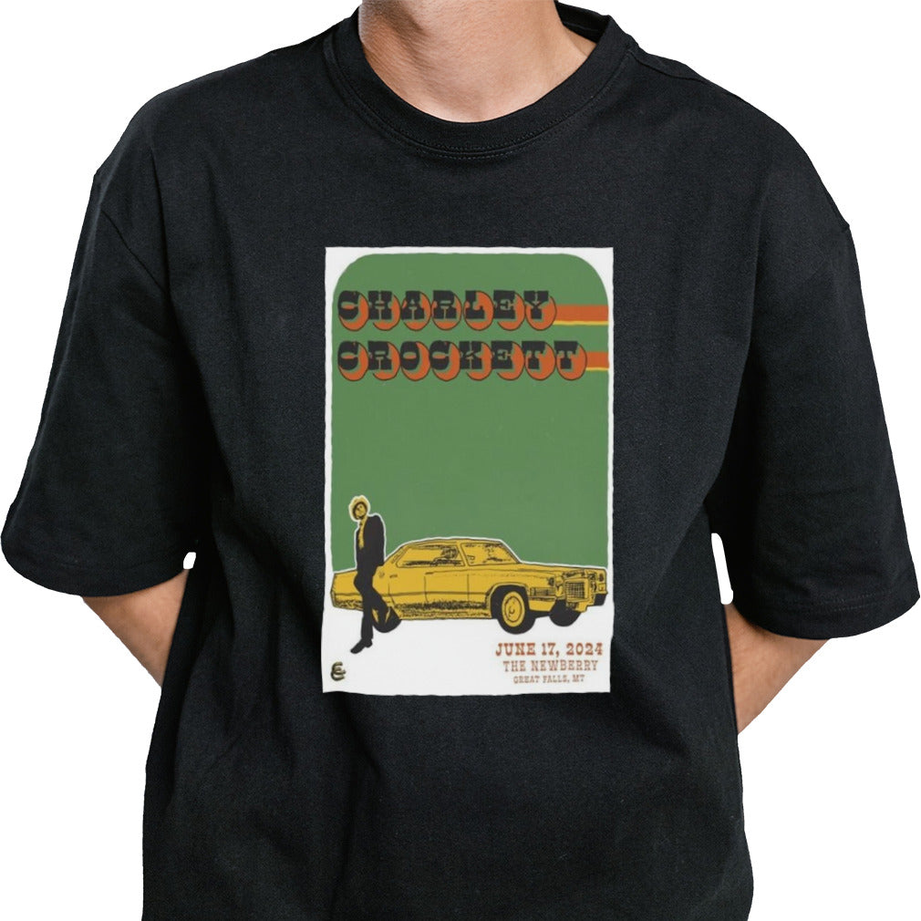 Charley Crockett June 17 2024 The Newberry Great Falls MT Poster Shirt
