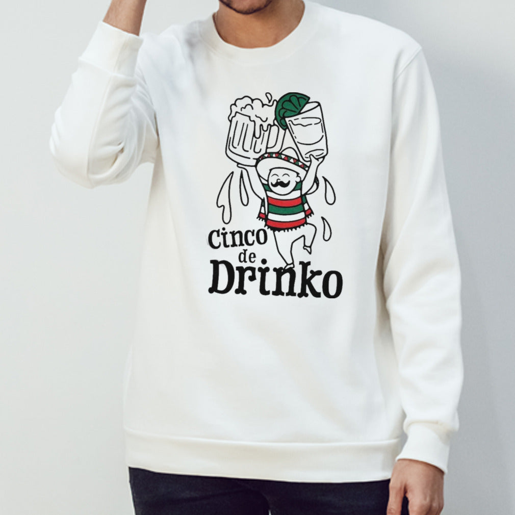 Cinco De Drinko Illustration T-shirts