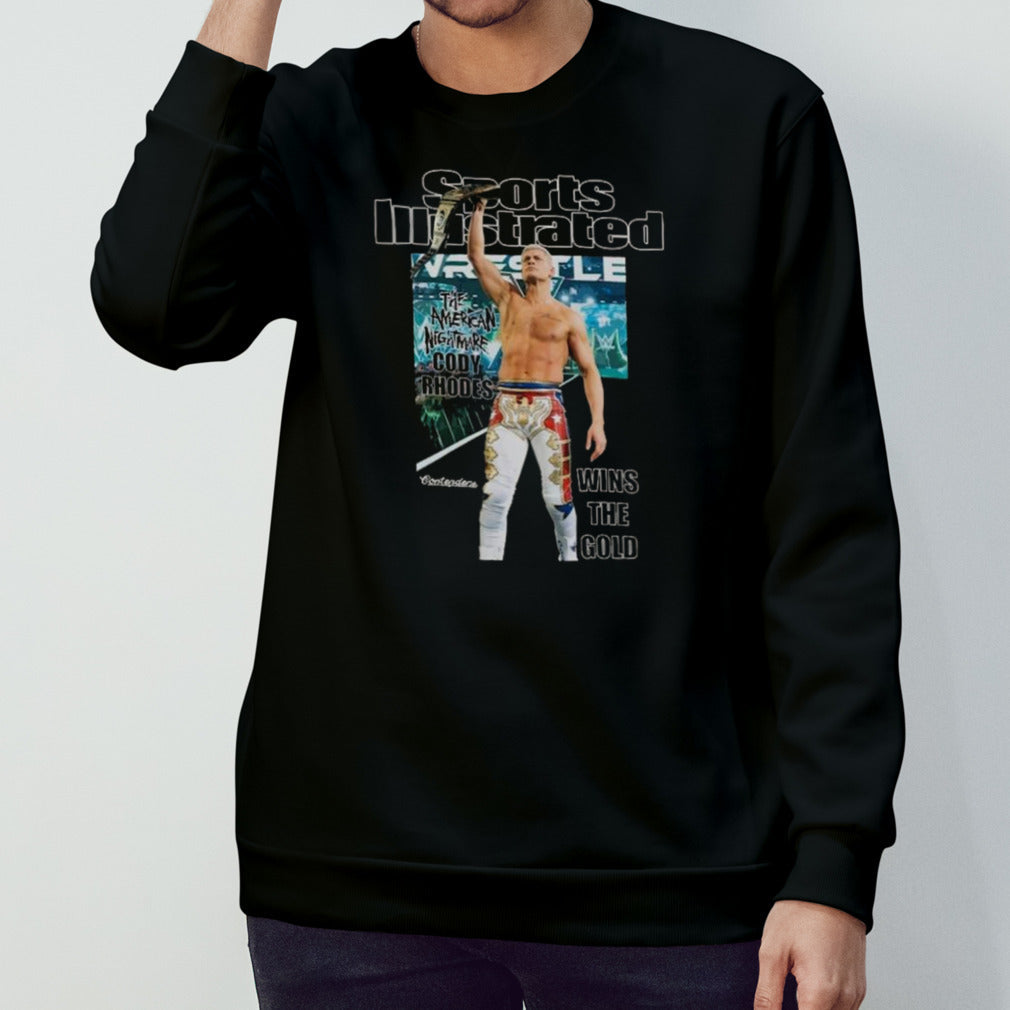 Cody Rhodes Sports Illustrated Cody Wins The Gold T-shirt