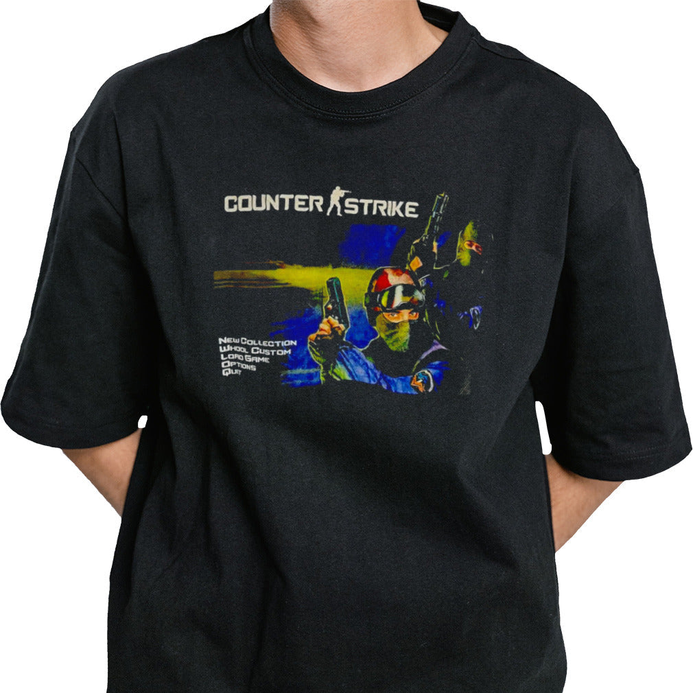Counter Strike new collection whool custom load game options quit shirt