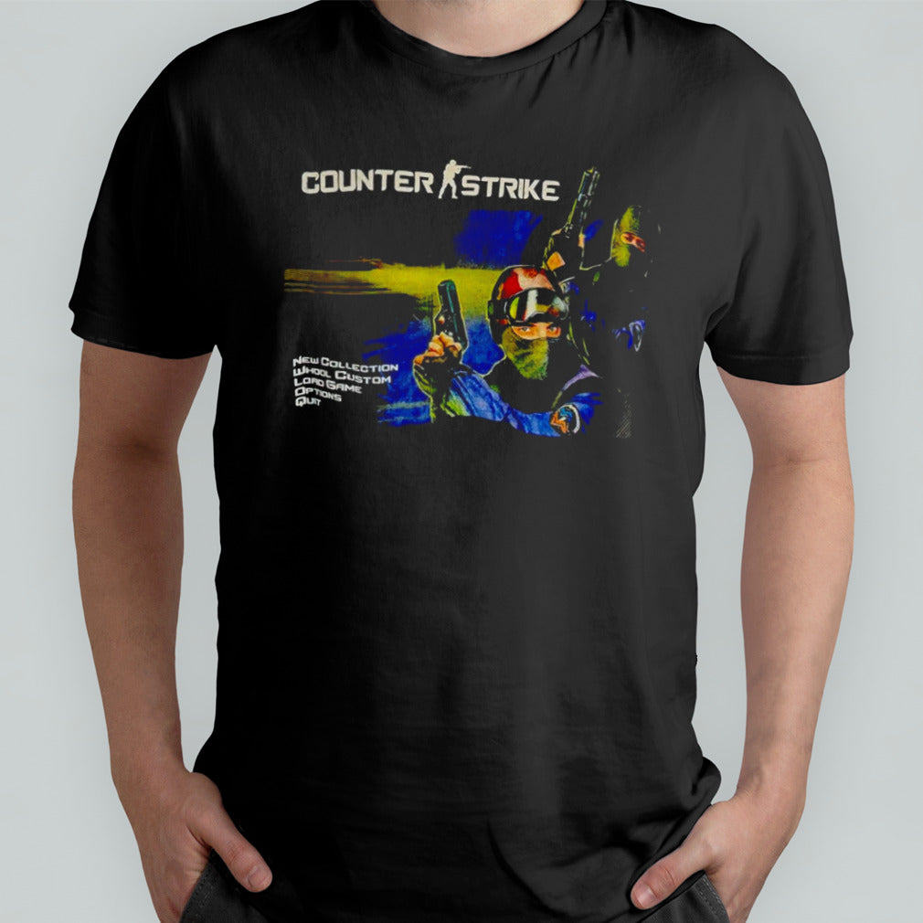 Counter Strike new collection whool custom load game options quit shirt