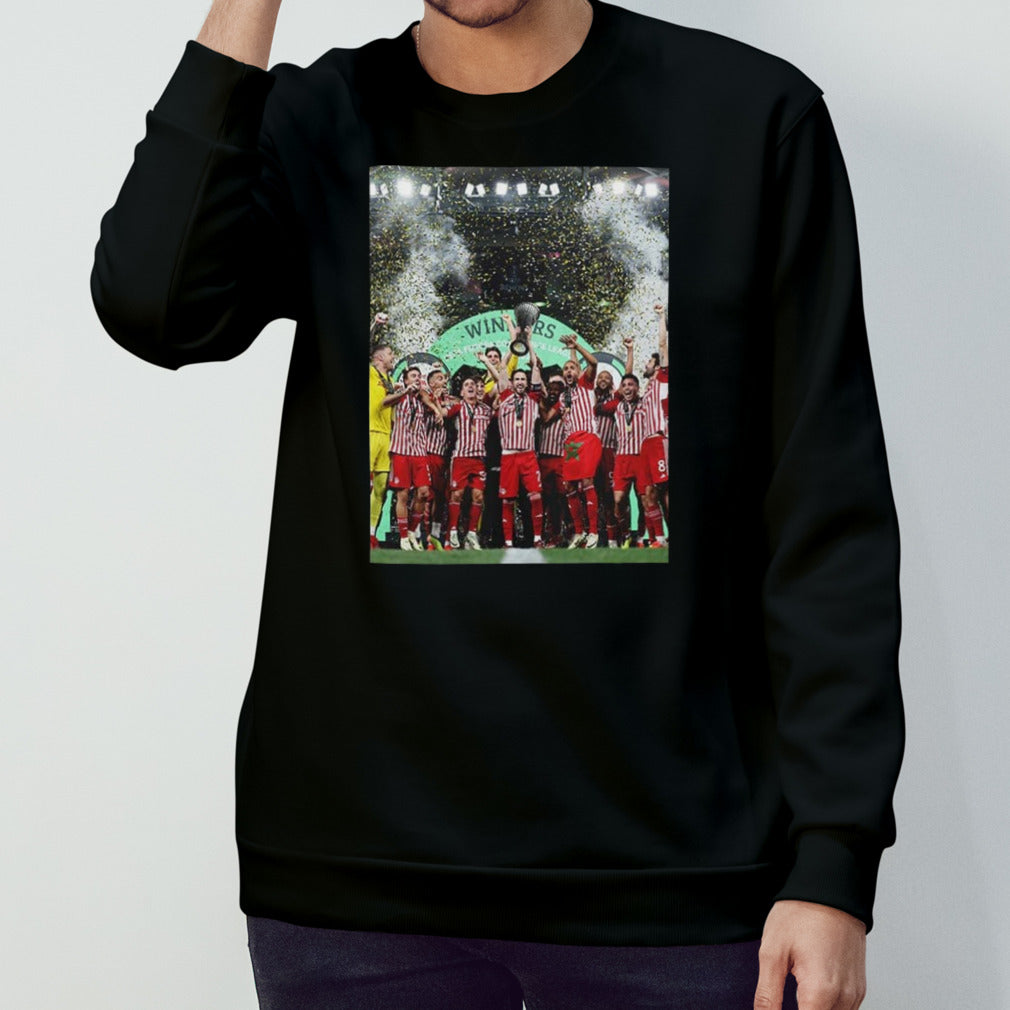 Crograts Olympiacos Champions The UEFA Conference League 2024 UECL Final shirt