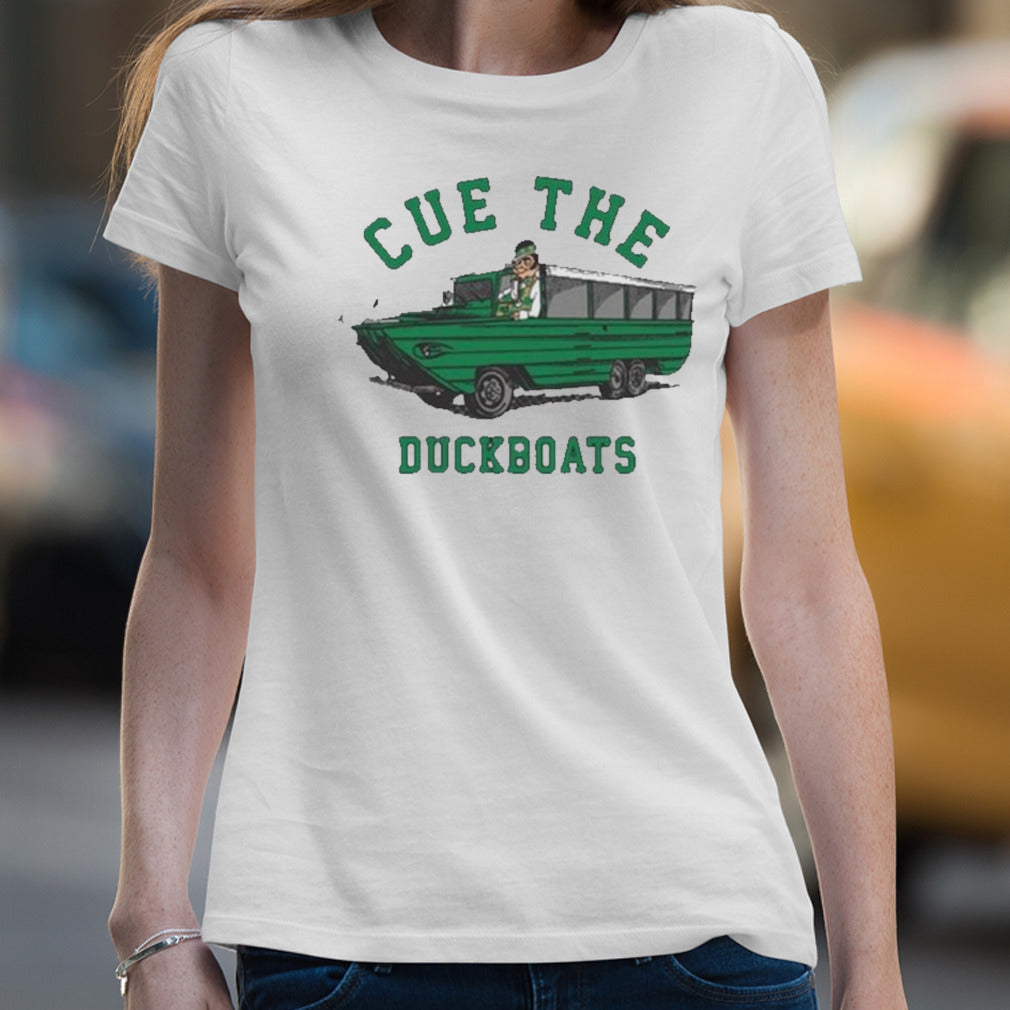 Cue the duckboats Boston celtics 2024 shirt