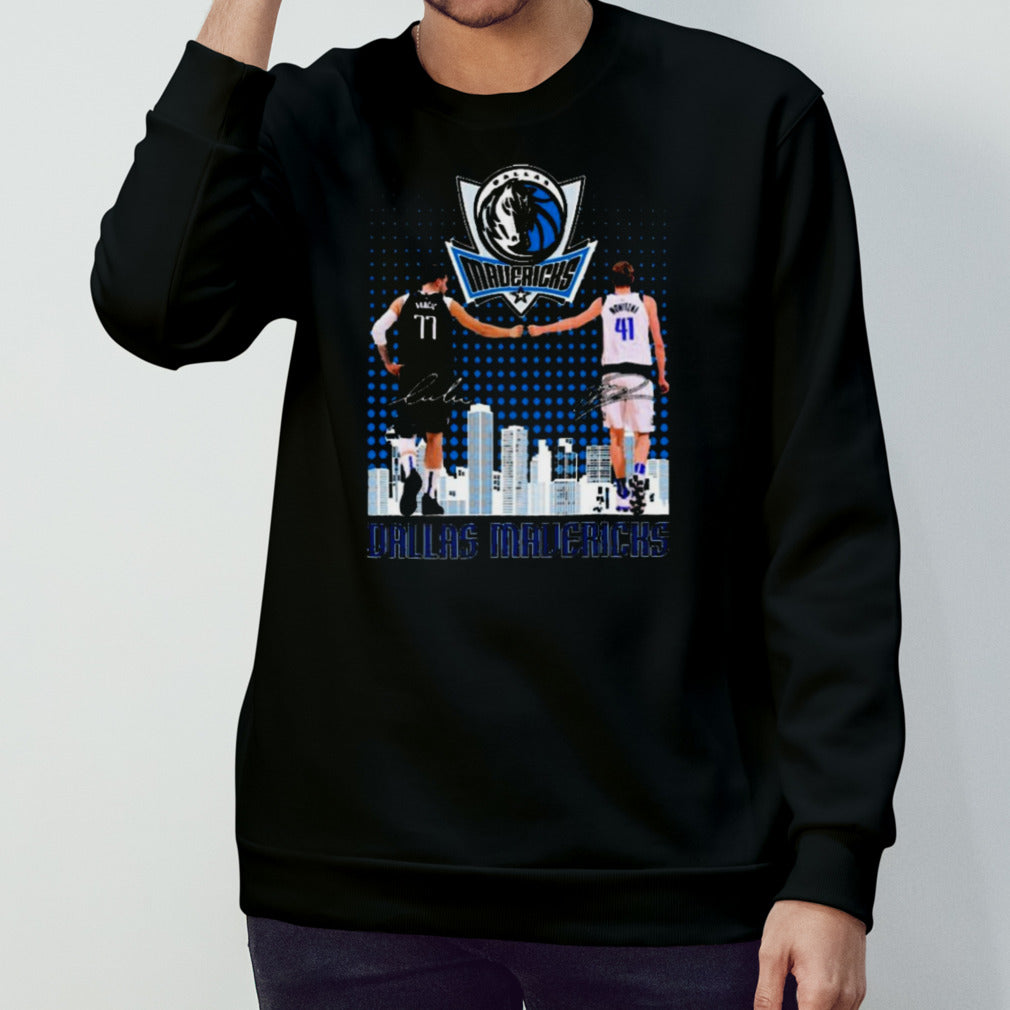 Dallas Mavericks Nikola Jokic And Dirk Nowitzki Signatures shirt
