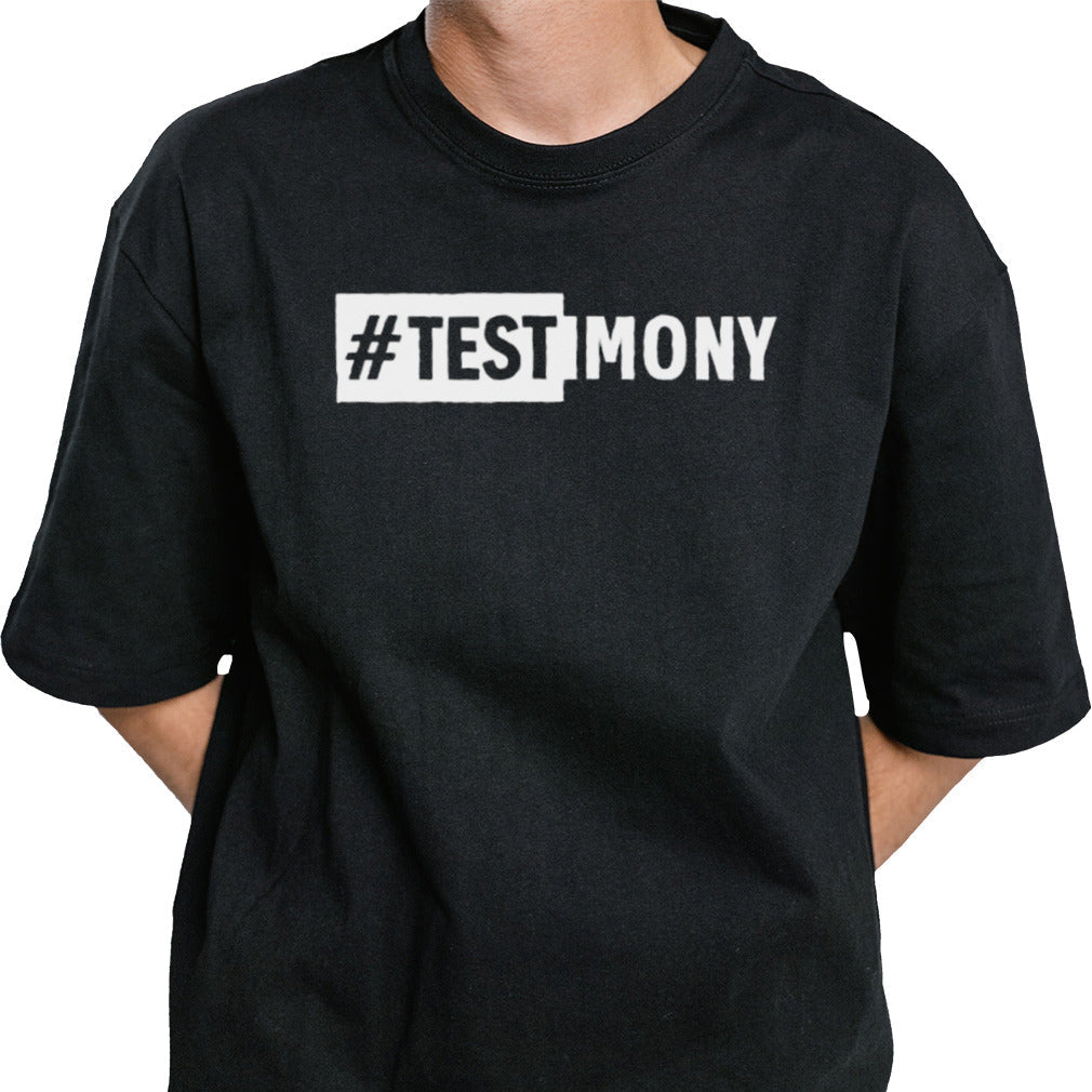 Darrel Walls Wearing Testimony T-shirt