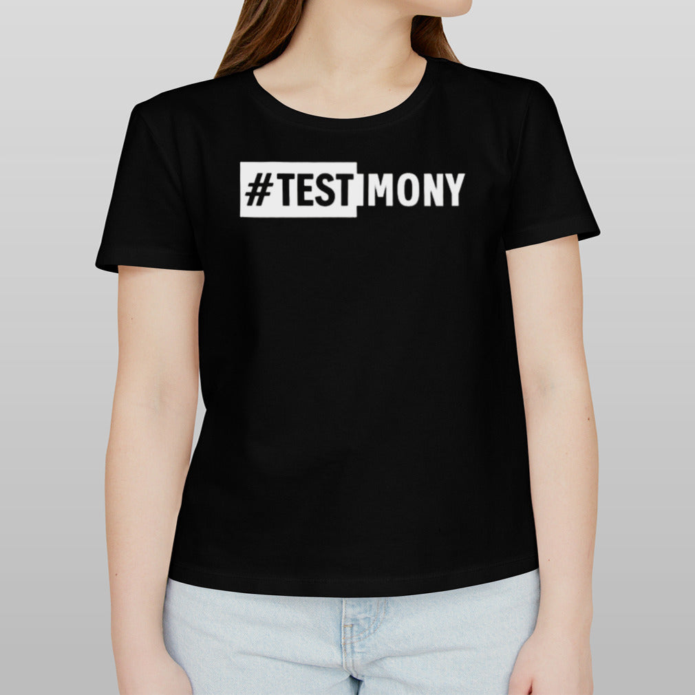 Darrel Walls Wearing Testimony T-shirt