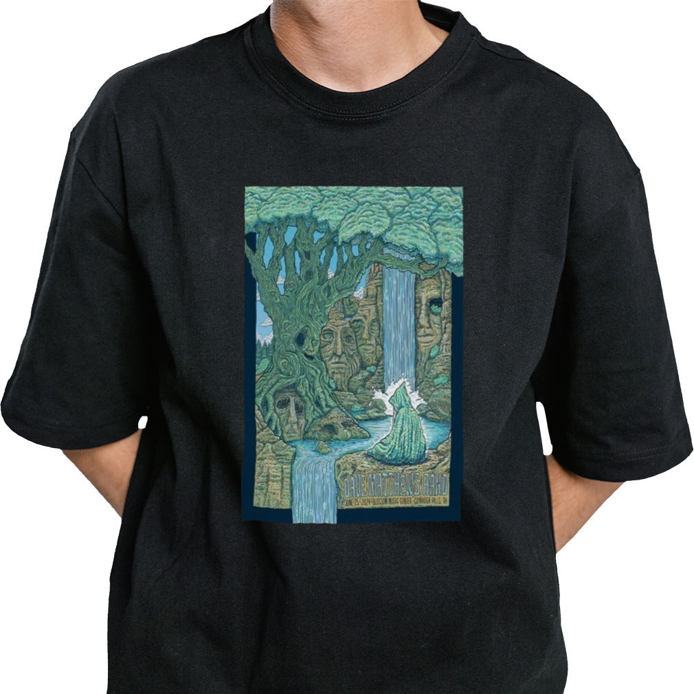 Dave Matthews Band Cuyahoga Falls June 25 2024 Tour Poster Shirt