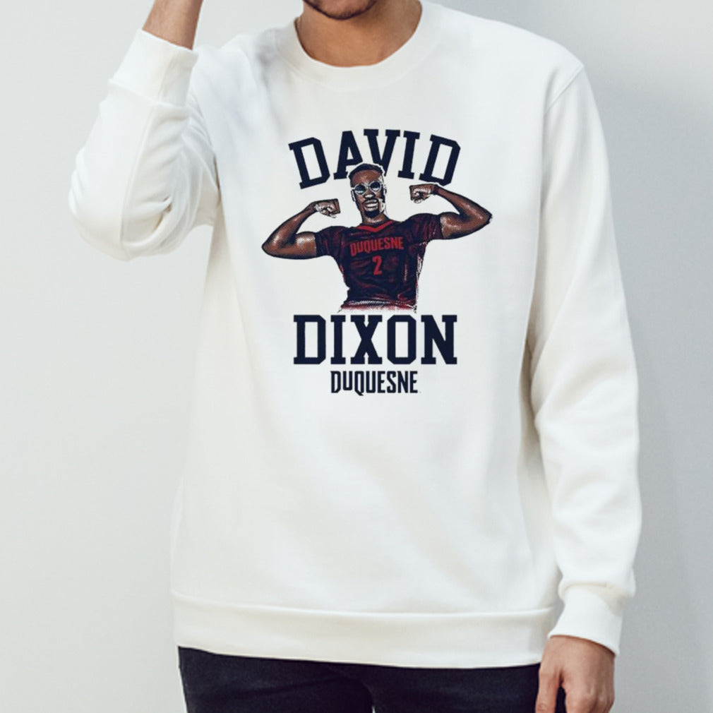 David Dixon Duquesne Dukes basketball cartoon shirts