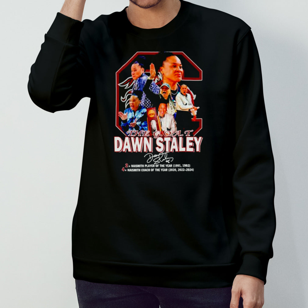 Dawn Staley South Carolina Gamecocks The goat signature shirts