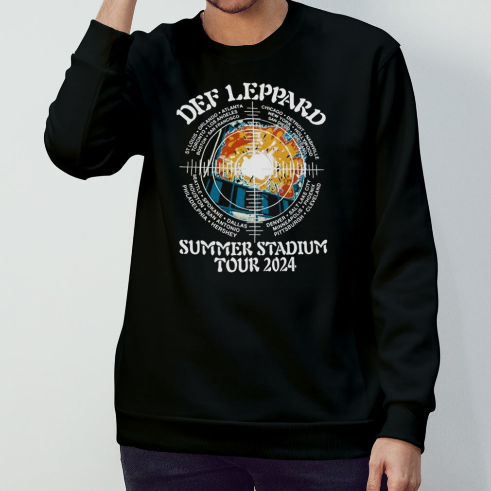Def Leppard Summer Stadium Tour 2024 Vintage T-shirt