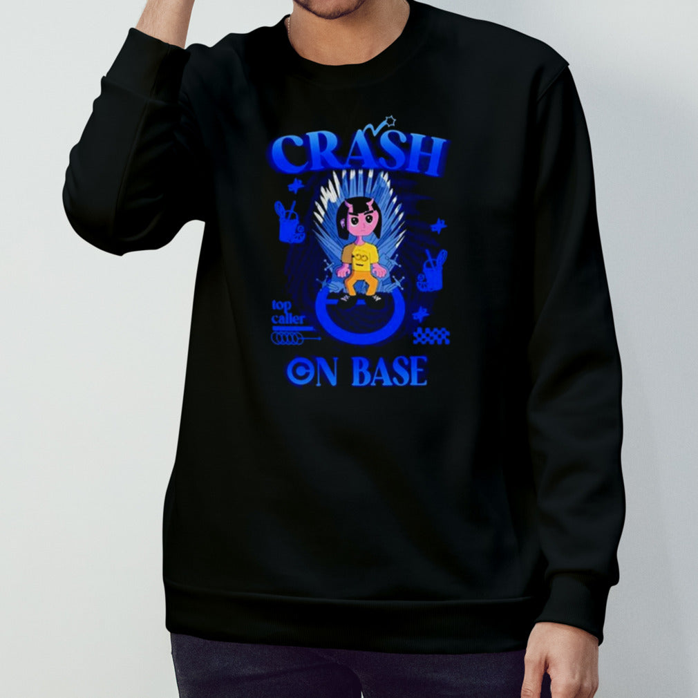 Design Men Crash On Base Top Caller Shirt