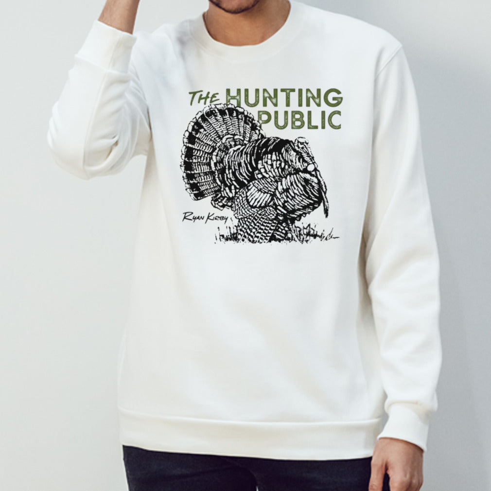 Dylan Marlowe wearing the hunting public shirts
