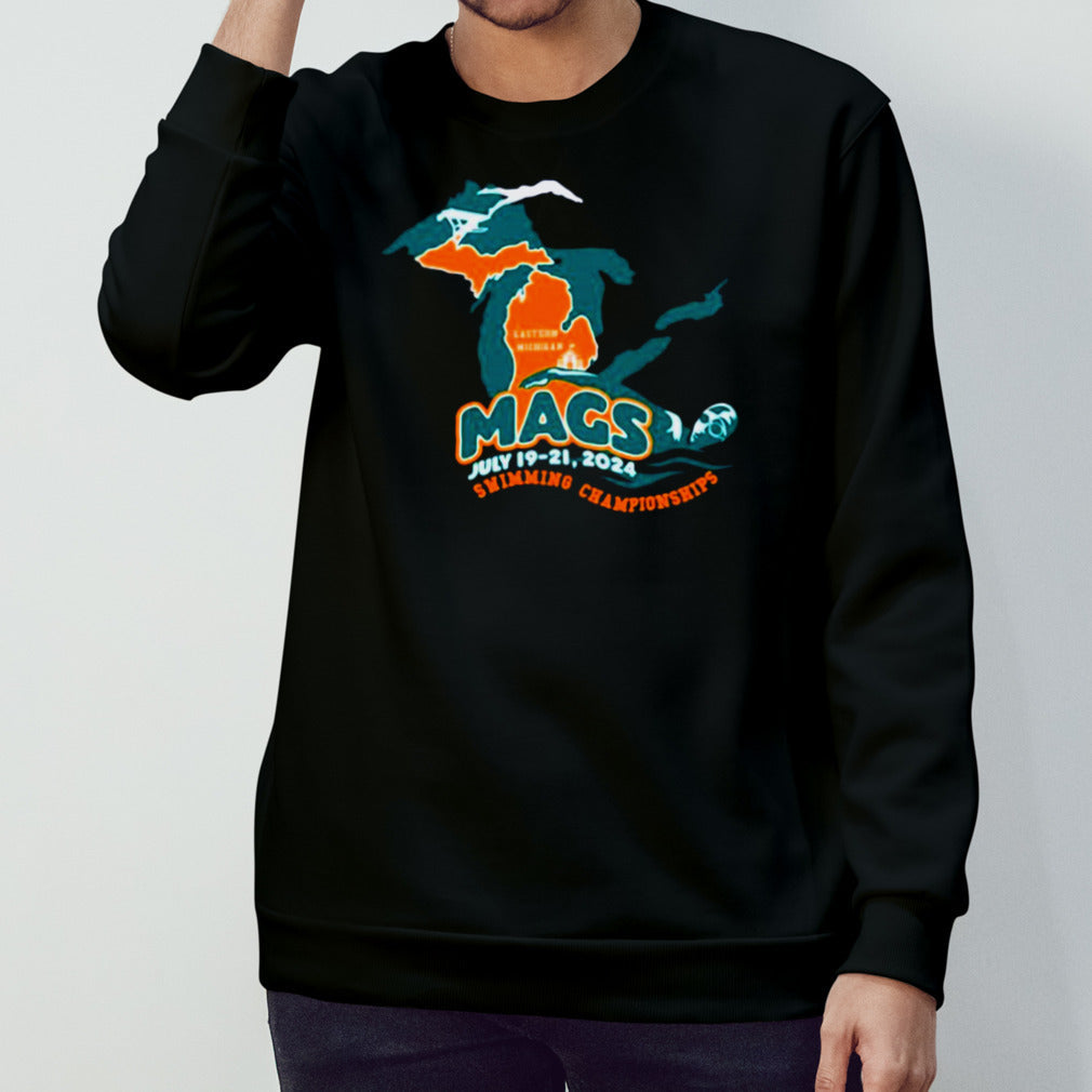 Eastern Michigan Mags July 19 21,2024 Swimming Championships shirt