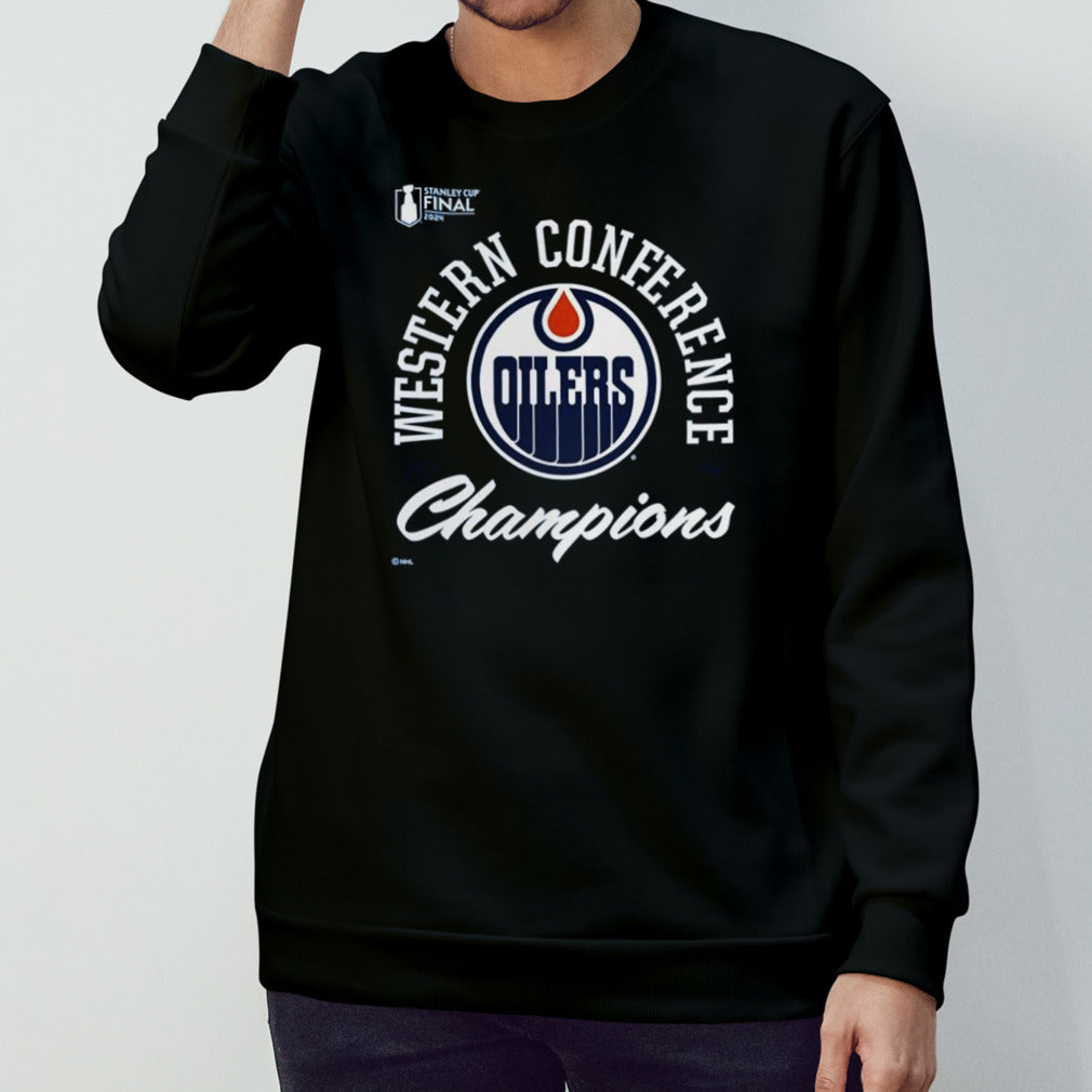 Edmonton Oilers 2024 Western Conference Champions Drive Tri-blend T-shirt