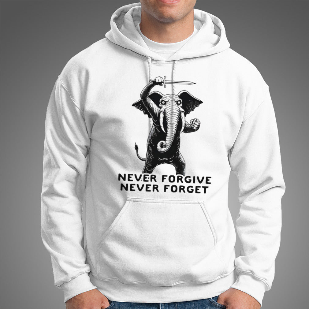 Elephant never forgive never forget shirt