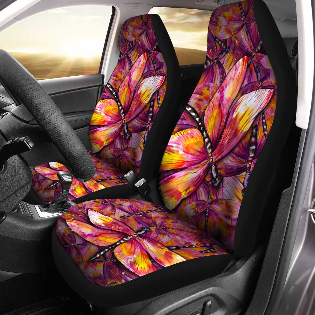Exotic Dragonfly Car Seat Covers Custom Car Accessories