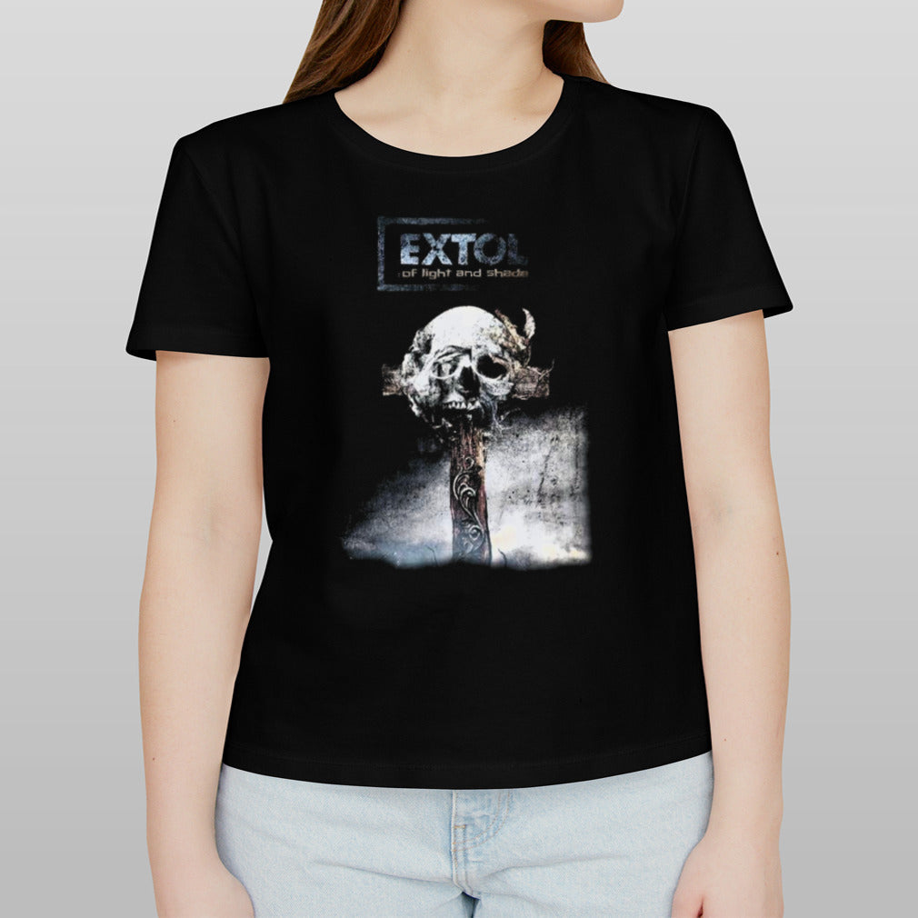 Extol Of Light And Shade Skull T-shirt