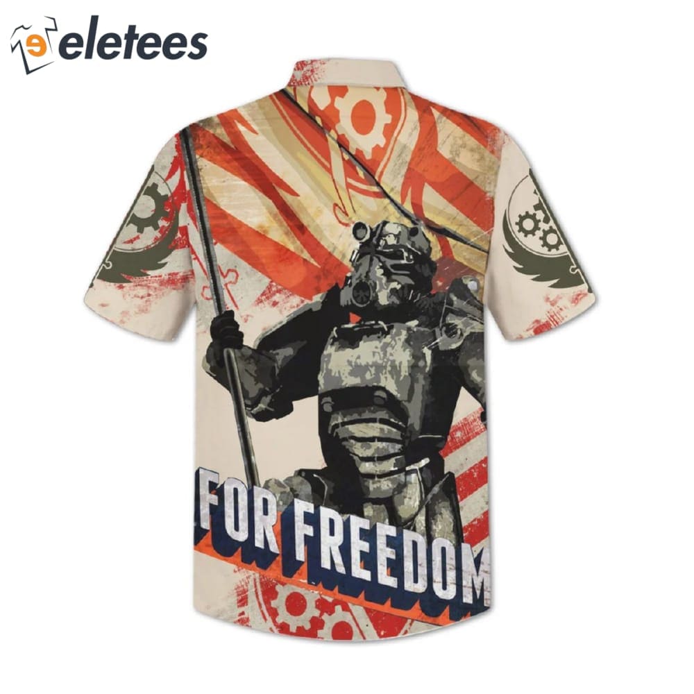 Fallout Join The Brotherhood For Freedom Hawaiian Shirt