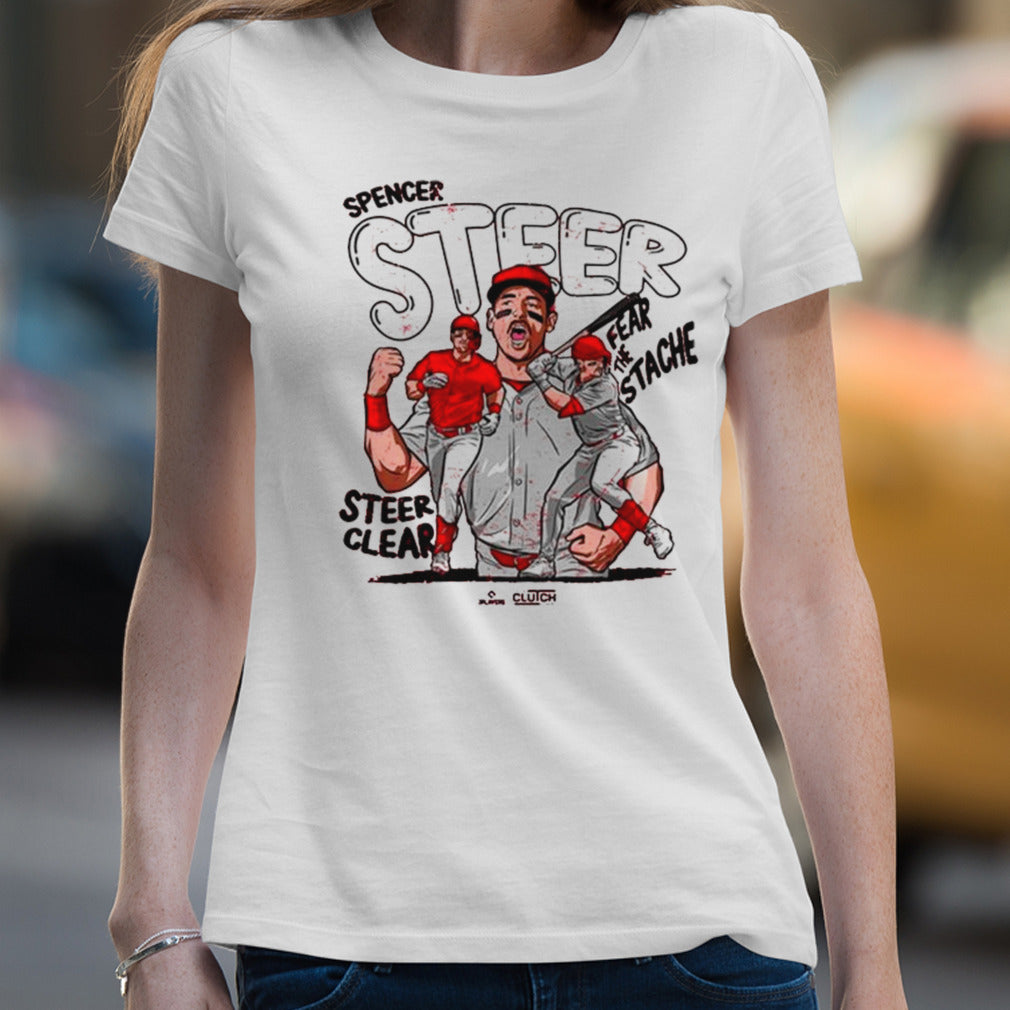 Fear The Stache Of Spencer Steer T-shirt