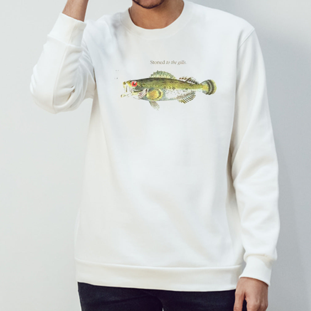 Fish stoned to the gills shirts