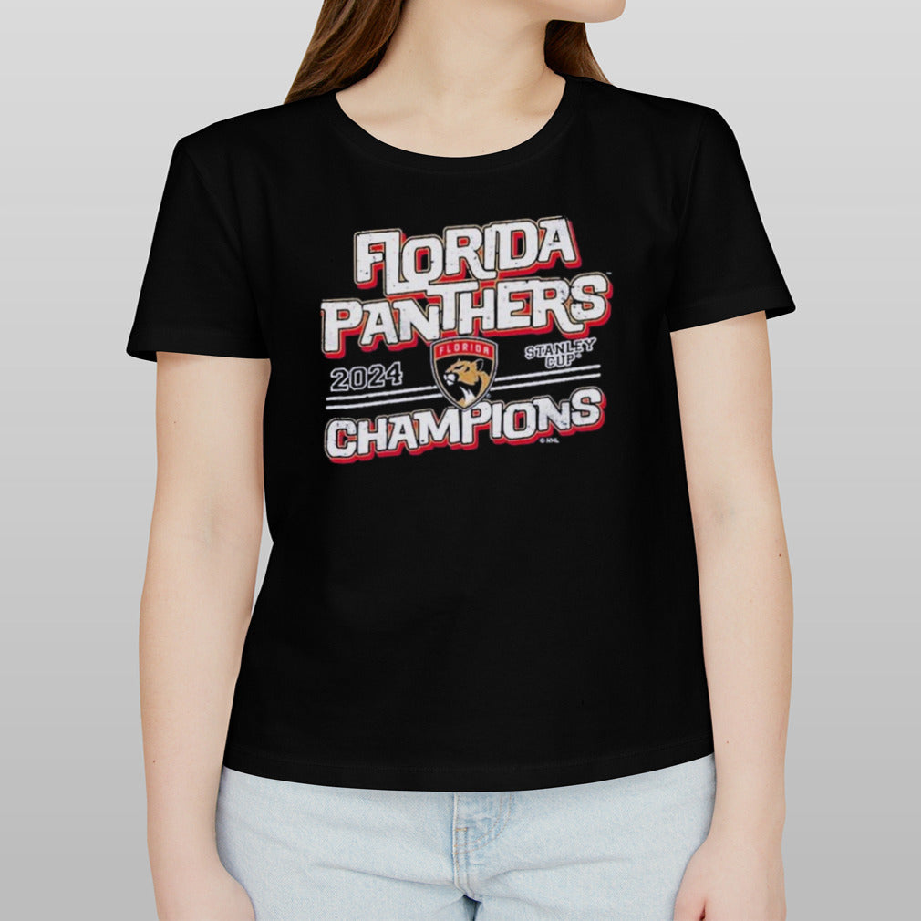 Florida Panthers 2024 Stanley Cup Champions Off-Shoulder T-shirt