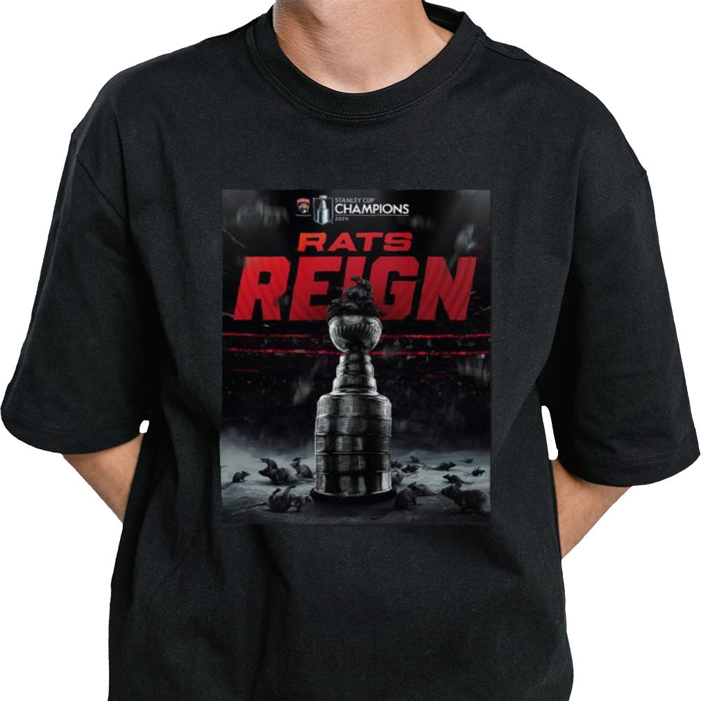 Florida Panthers 2024 Stanley Cup Champions Rats Reign shirt