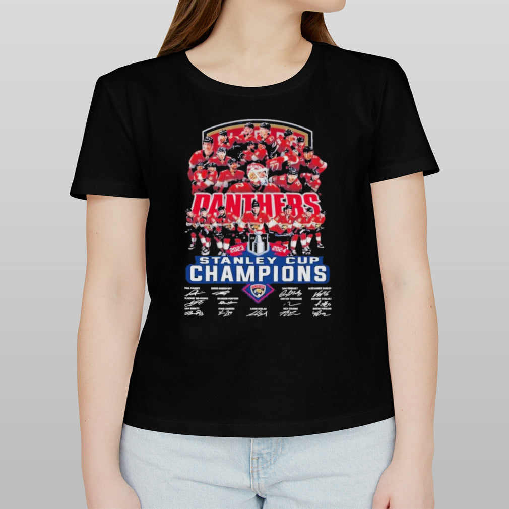 Florida Panthers NHL Team Stanley Cup The Champions Of 2024 T-Shirt