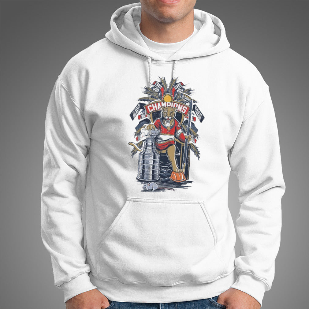 Florida Panthers Rat THRONE Champions 2024 shirt