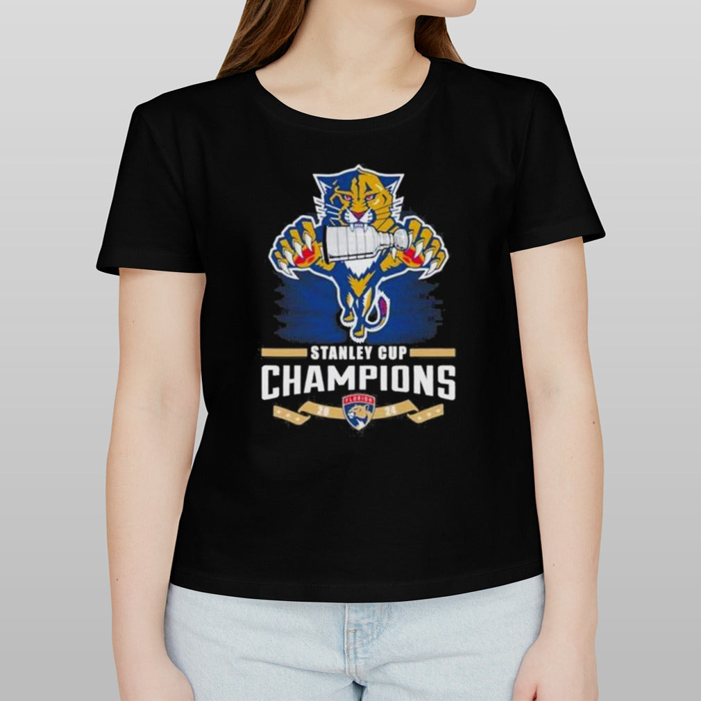 Florida Panthers Stanley Cup 2024 Champions Trophy Mascot shirt