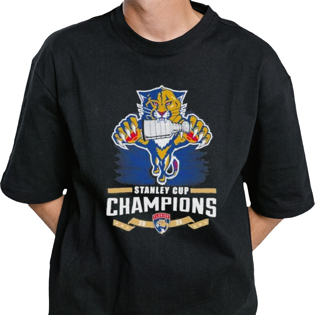 Florida Panthers Stanley Cup 2024 Champions Trophy Mascot shirt