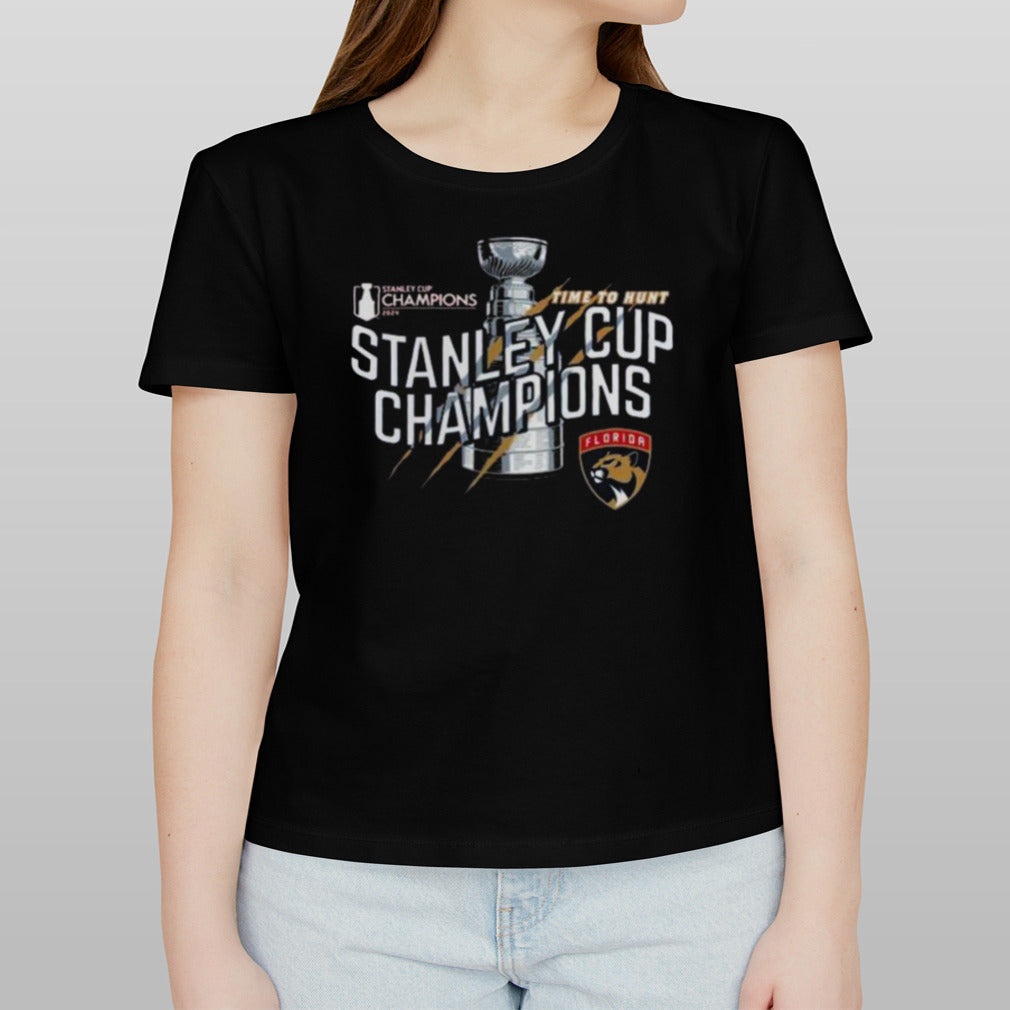 Florida Panthers Time To Hunt Stanley Cup Champions 2024 T Shirt