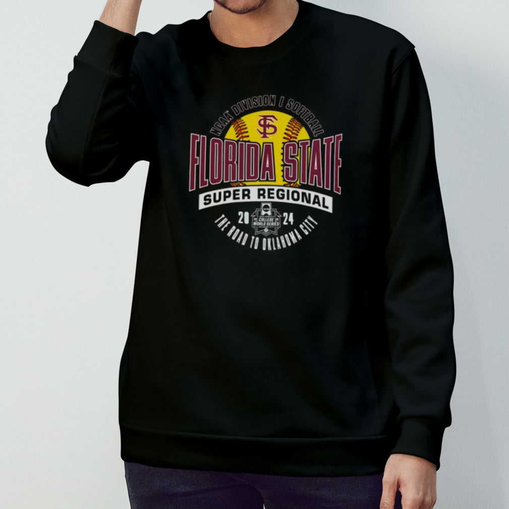 Florida State Seminoles 2024 NCAA Division I Softball Super Regional The Road To Oklahoma City Shirt