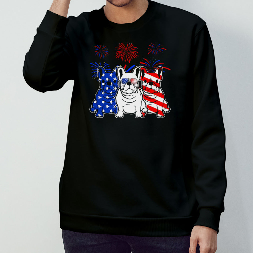 French Bulldog American Flag 4Th Of July Independence Day T Shirt