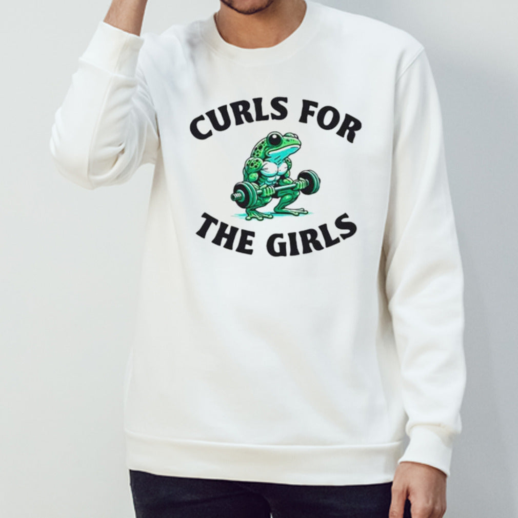 Frog gym curls for the girls shirts