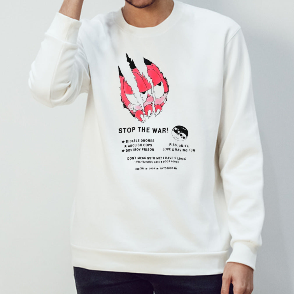 Garfield stop the war shirt