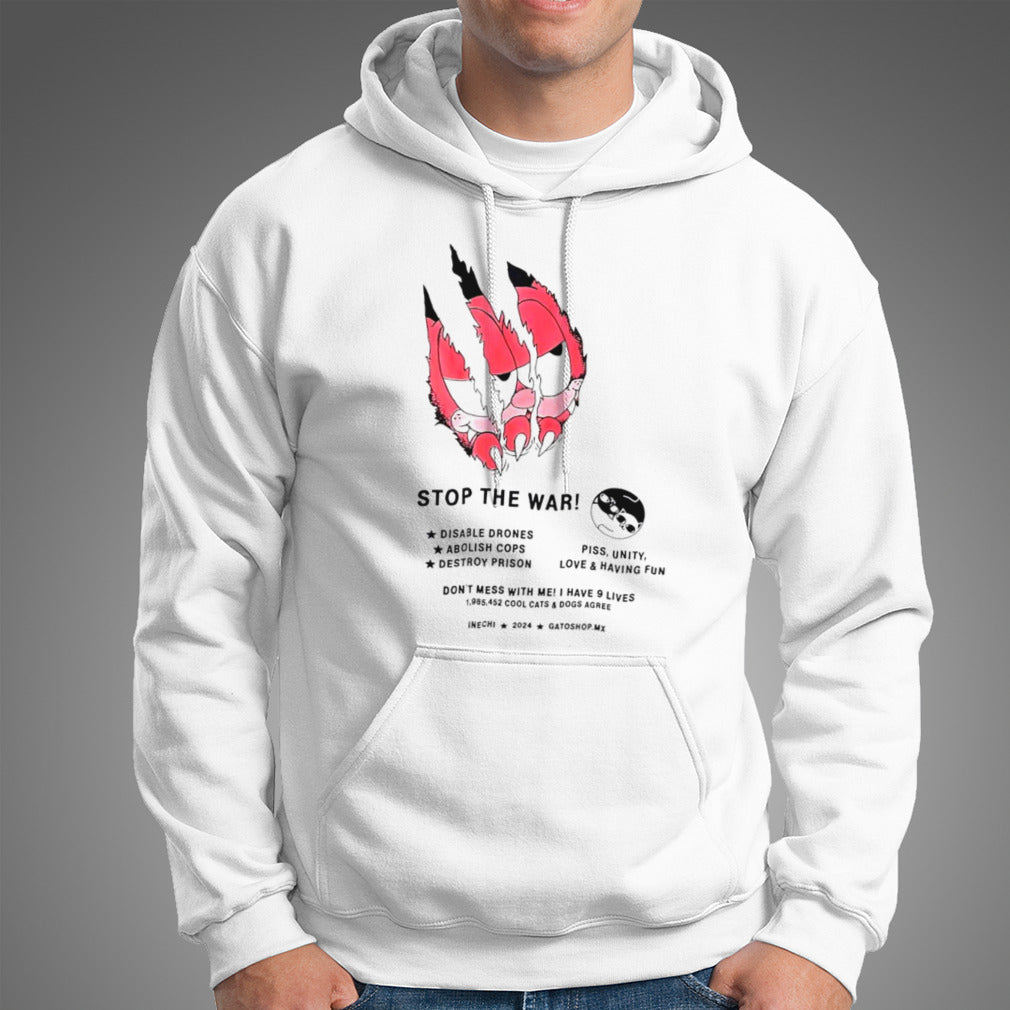 Garfield stop the war shirt