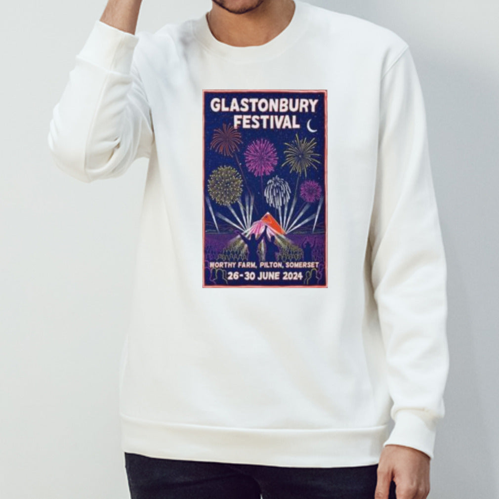 Glastonbury Festival June 26-30 2024 Worthy Farm Pilton Somerset Poster Shirt