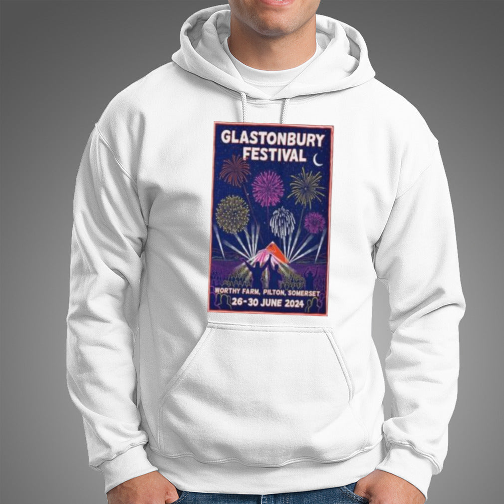 Glastonbury Festival June 26-30 2024 Worthy Farm Pilton Somerset Poster Shirt