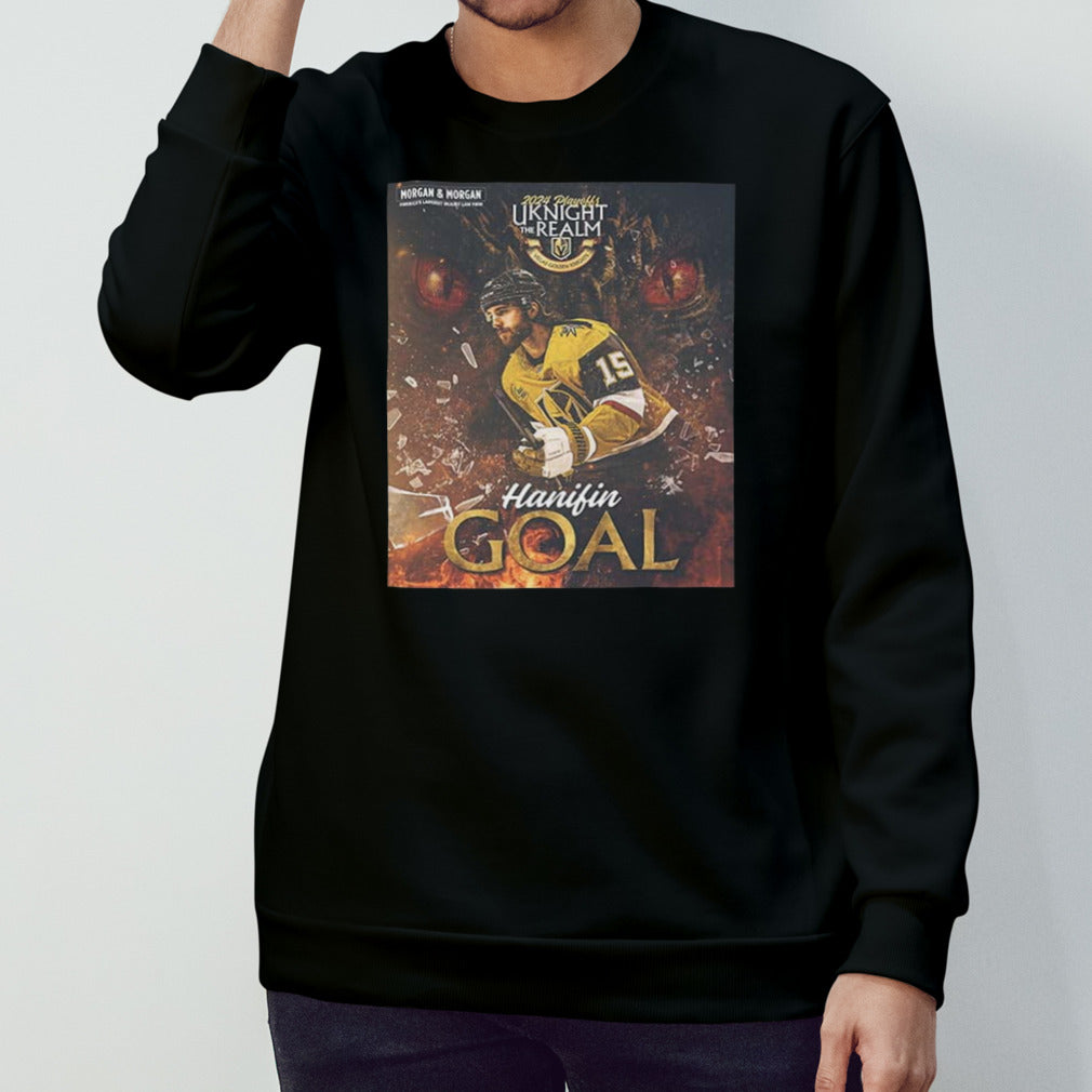 Hanifin Goal 2024 Playoffs Uknight The Realm Vegas Golden Knights NHL shirts