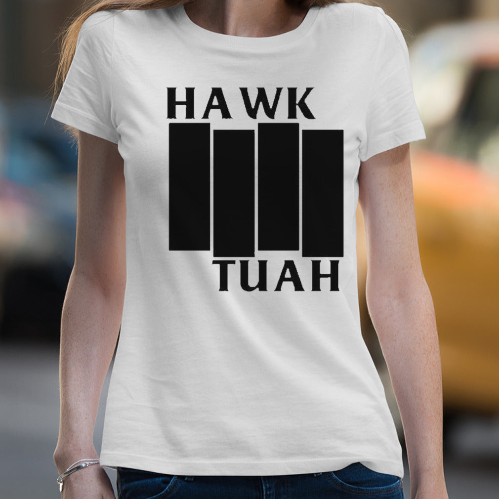Hawk Tuah Black Flag shirt