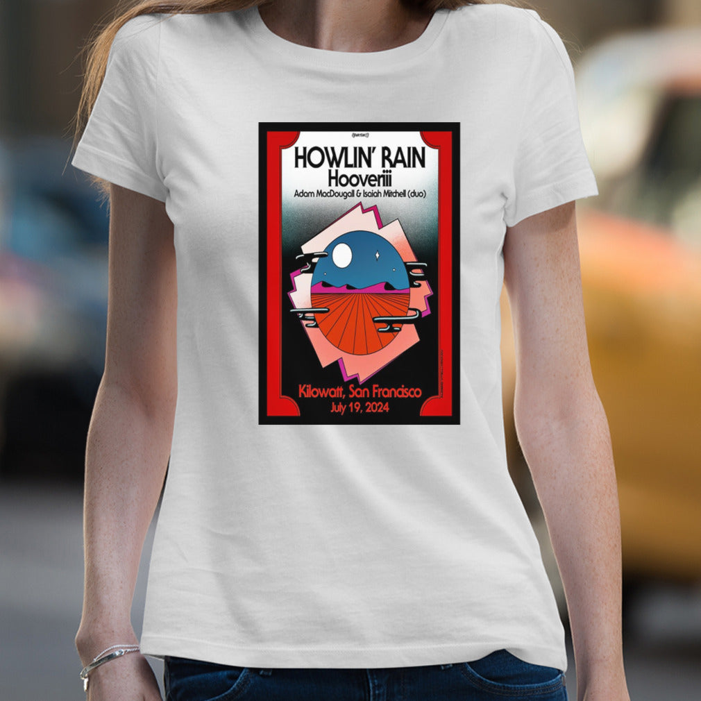 Hooveriii July 19 2024 Kilowatt Bar San Francisco CA Poster shirt