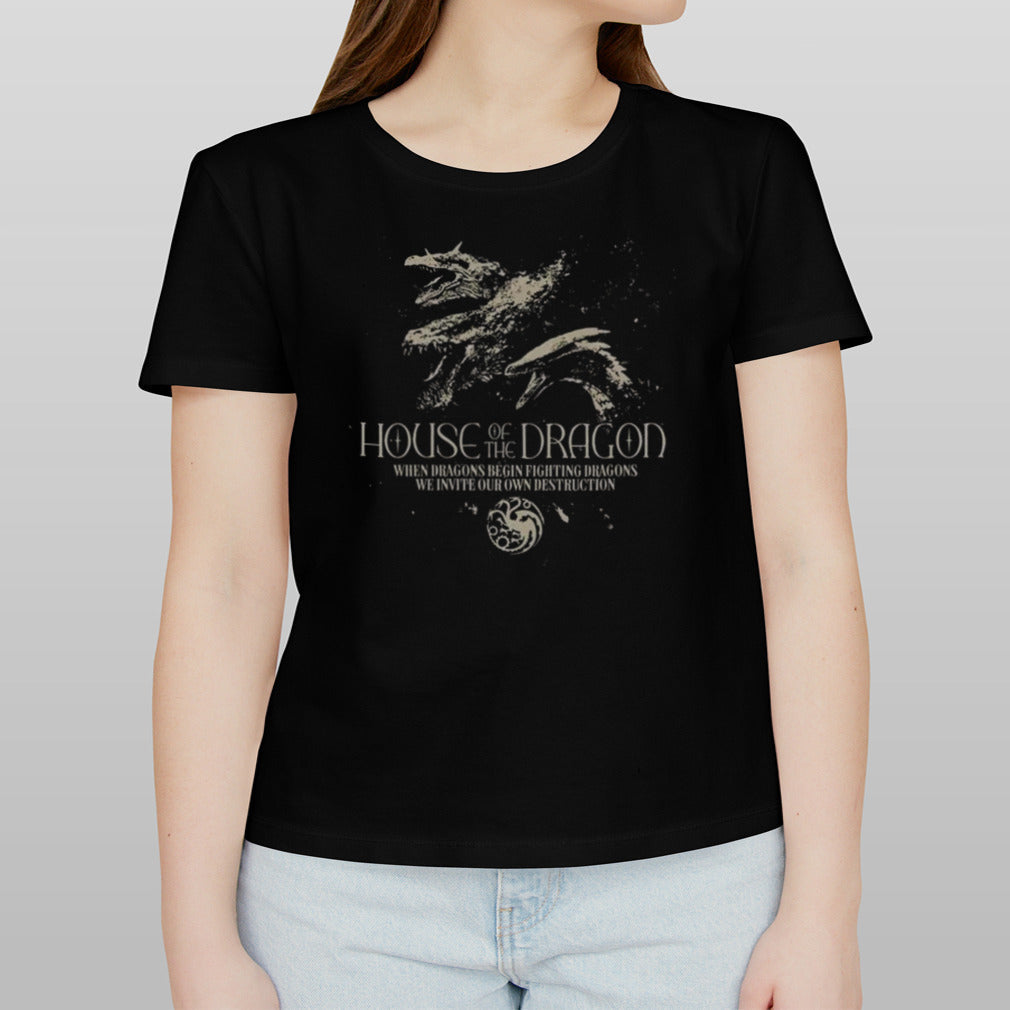 House Of The Dragon Invite Our Own Destruction Mineral Wash Shirt