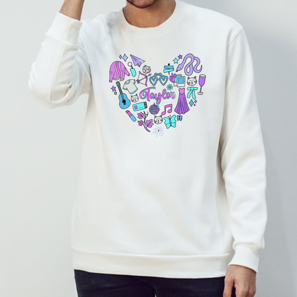 I Love Taylor Girl Groovy 80S shirt
