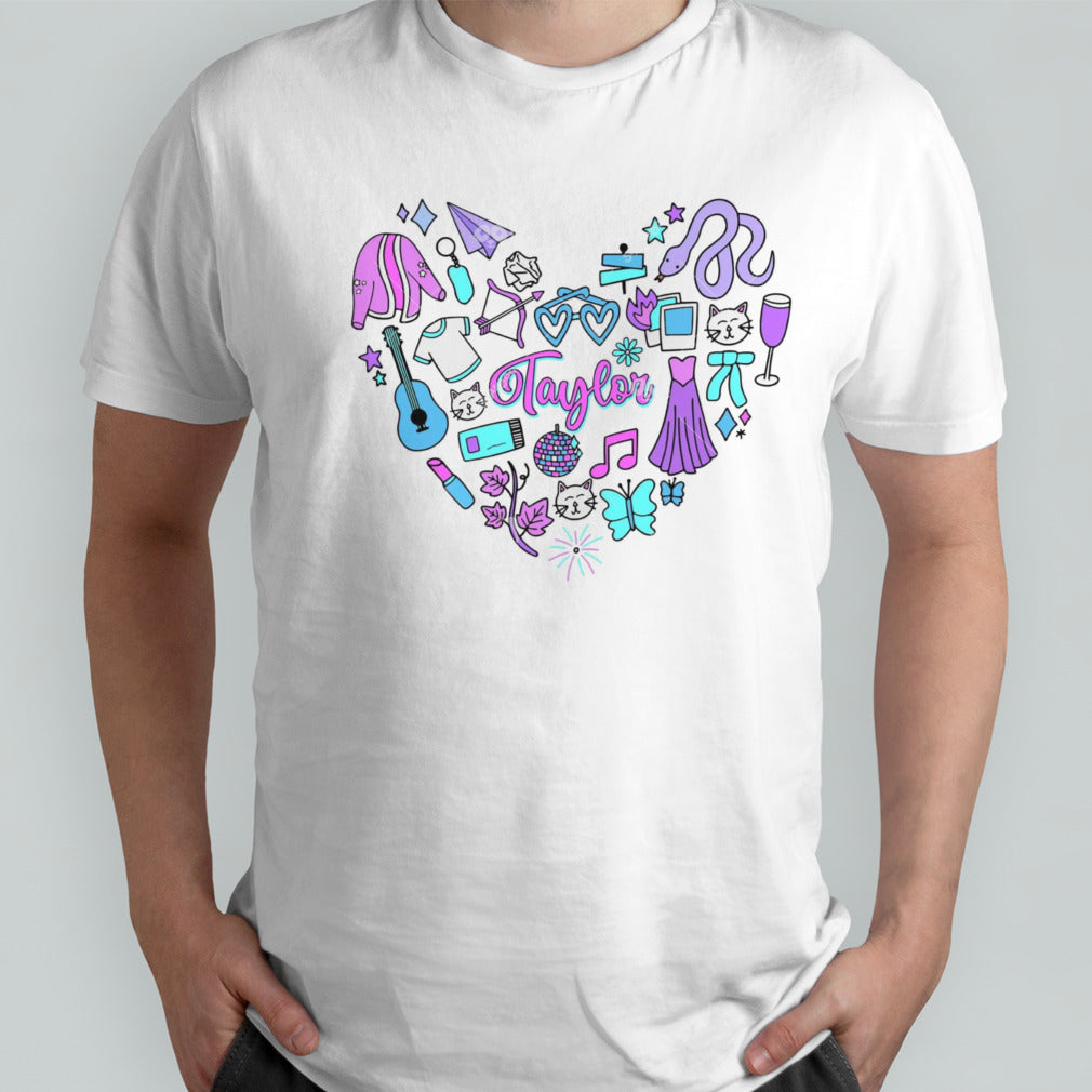 I Love Taylor Girl Groovy 80S shirt