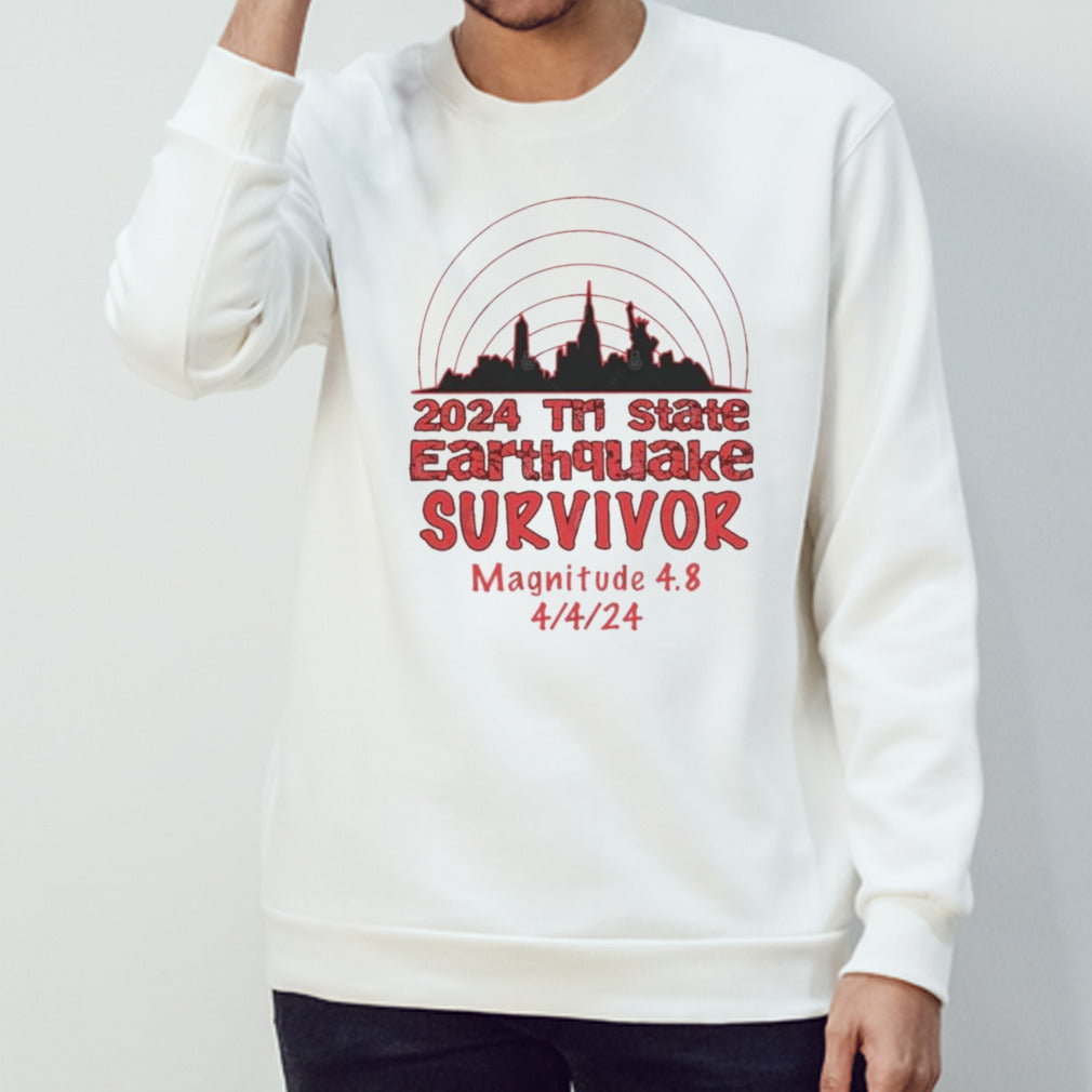 I Survived the NYC Earthquake Quake Tri State 2024 T-Shirts