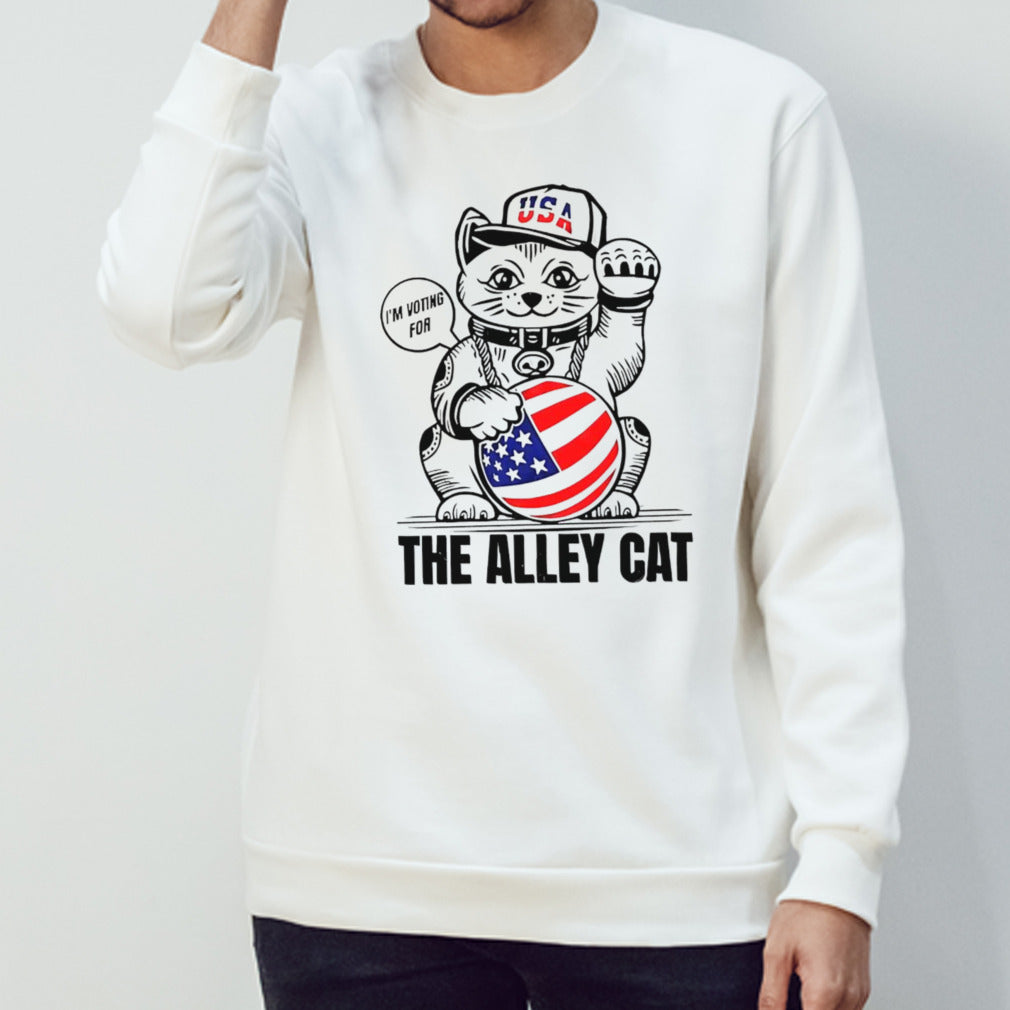 I’m voting for the alley cat shirt