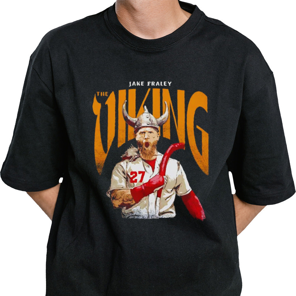 Jake Fraley Cincinnati Reds The Viking shirt