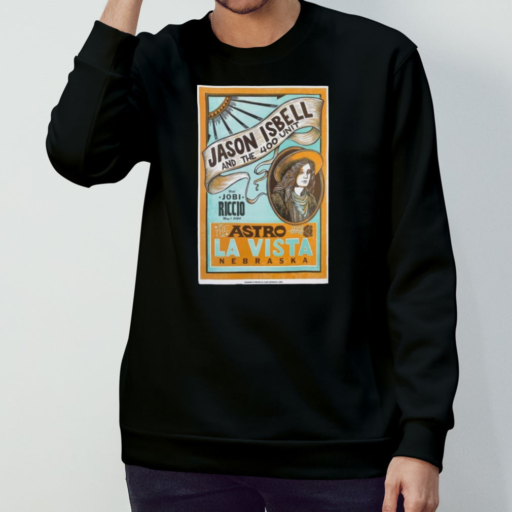 Jason Isbell And The 400 Unit With Jobi Riccio May 1-2024 LA Vistas, Nebraska shirts