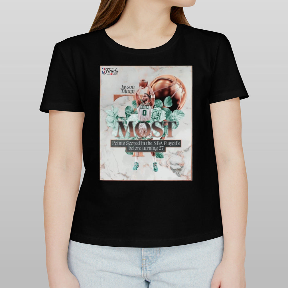 Jayson Tatum Boston Celtics The Most Scored NBA Playoff 2024 T-Shirt